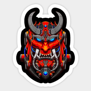 Japanese Oni Robo 7.1 Sticker